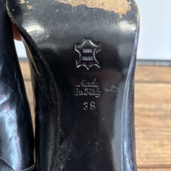 CHOU CHOU Black Heels with Buckle - Picture 7 of 7